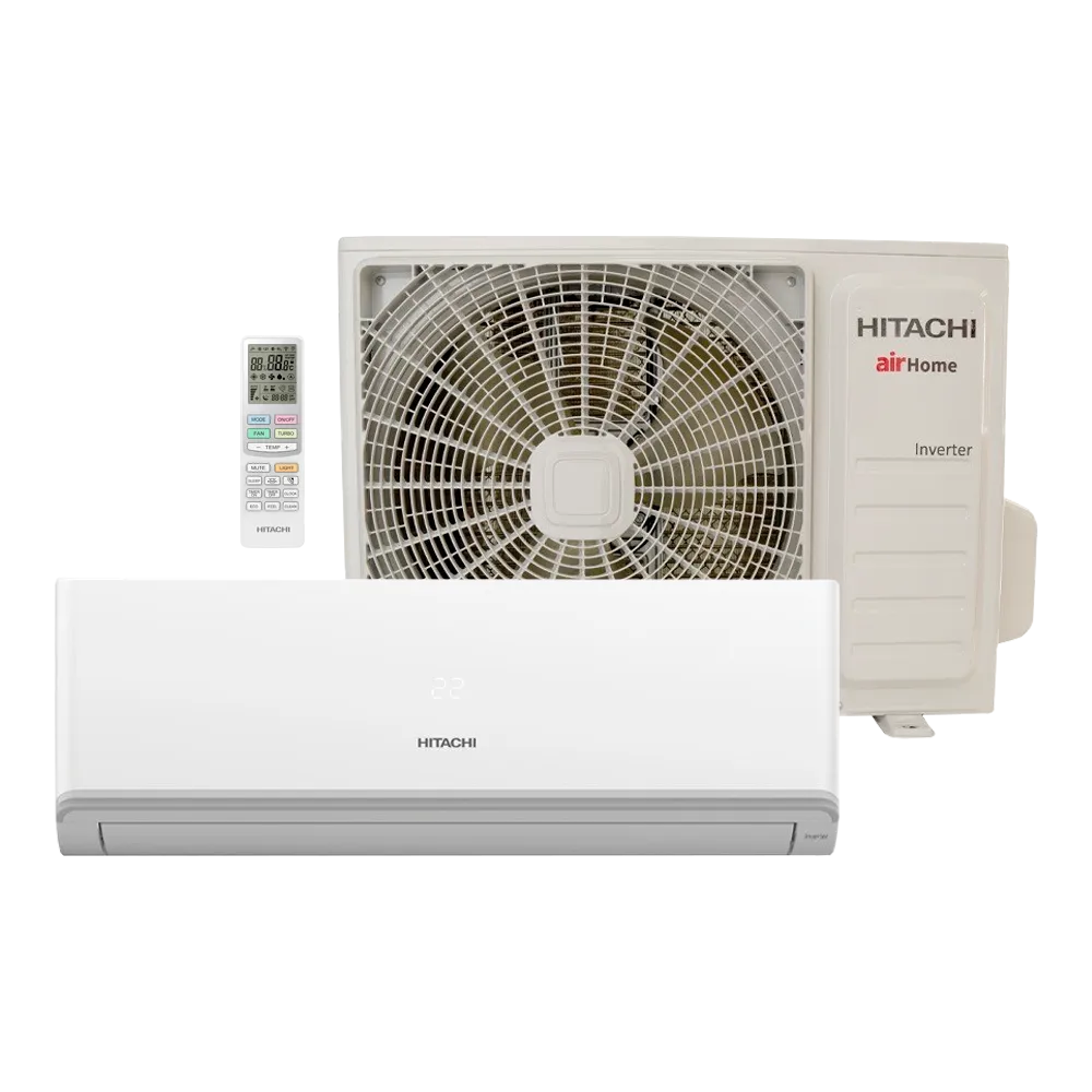 Ar Condicionado Hitachi Inverter AirHome 24000 Btus Quente e Frio 220v R-32